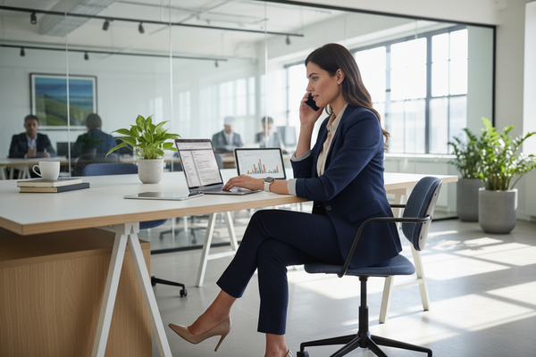 busy prfessional woman