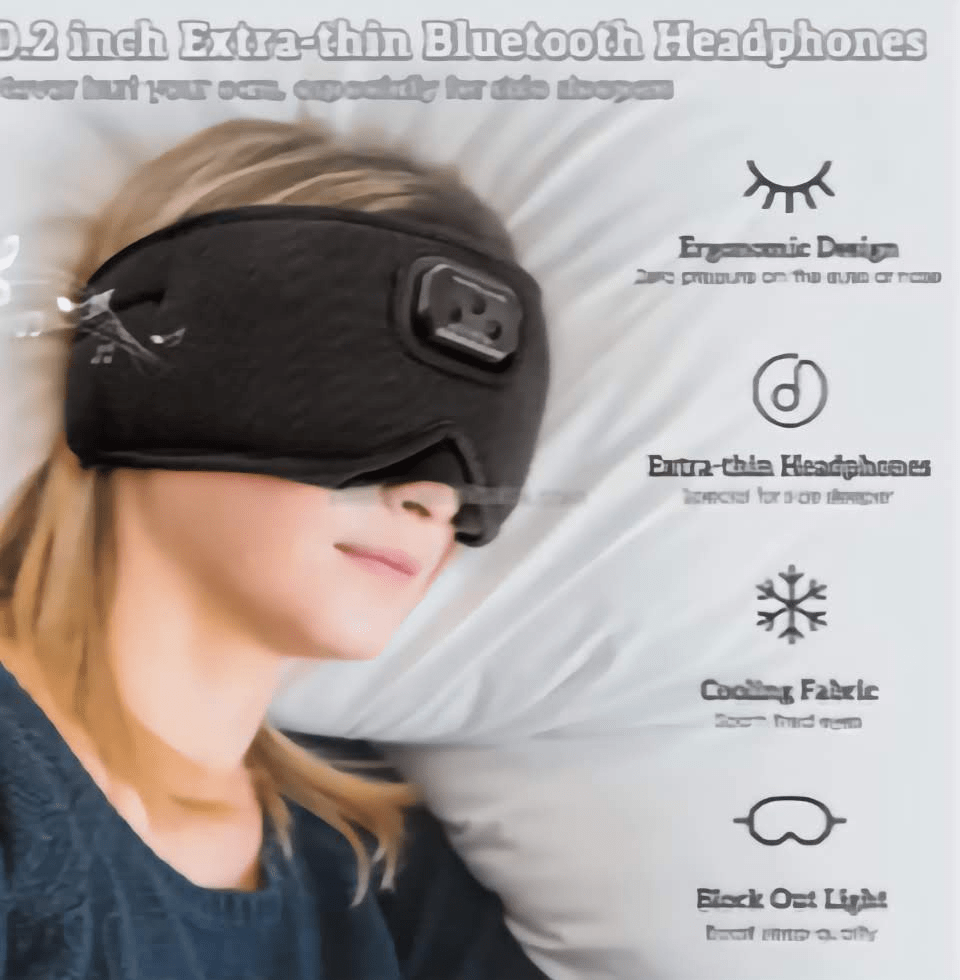 LumaSleep Mask™ – Bluetooth 6.0 Sleep Headphones with Cooling Eye Mask - LümaSteam 3.0 Portable Home Sauna & Steam Spa