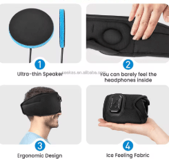 LumaSleep Mask™ – Bluetooth 6.0 Sleep Headphones with Cooling Eye Mask - LümaSteam 3.0 Portable Home Sauna & Steam Spa