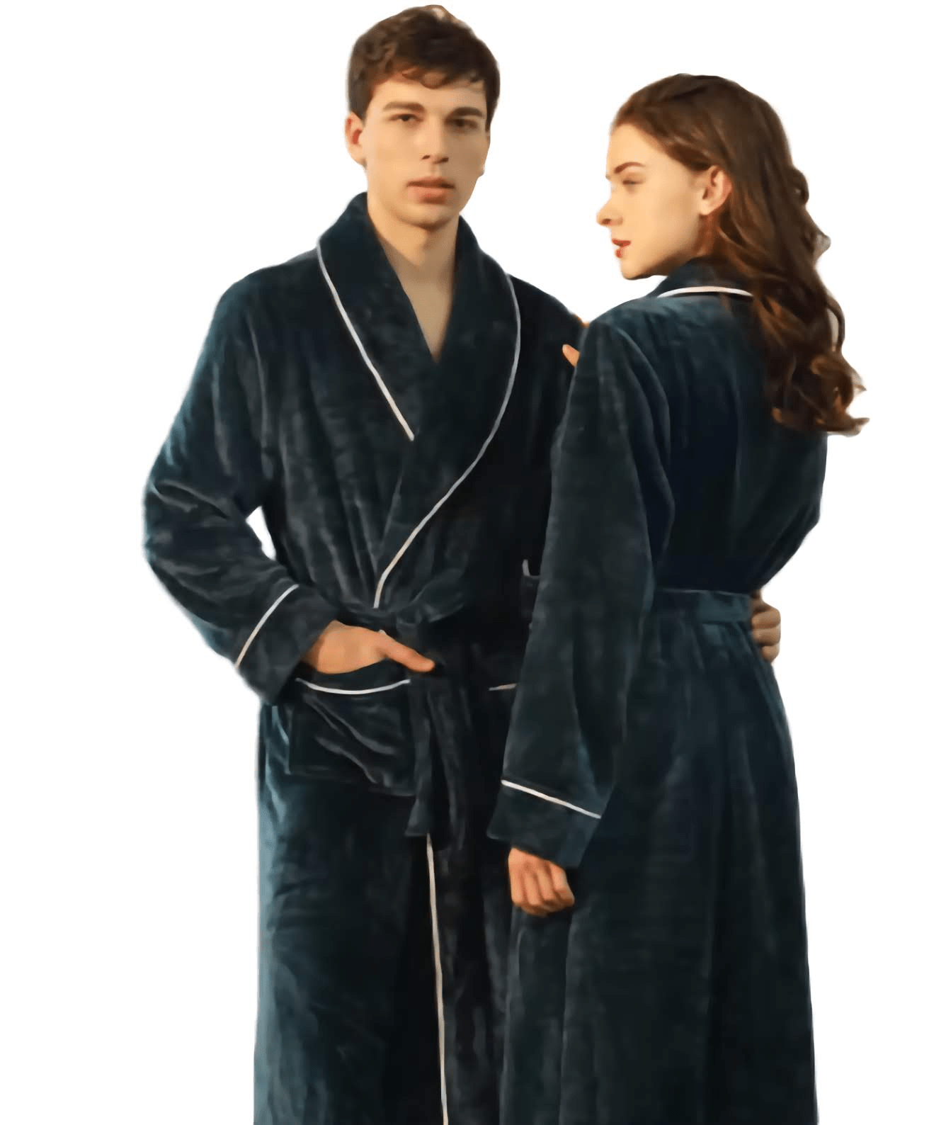LumaSpa™ Flannel Spa Robe — Wrapped in Warmth - LümaSteam 3.0 Portable Home Sauna & Steam Spa