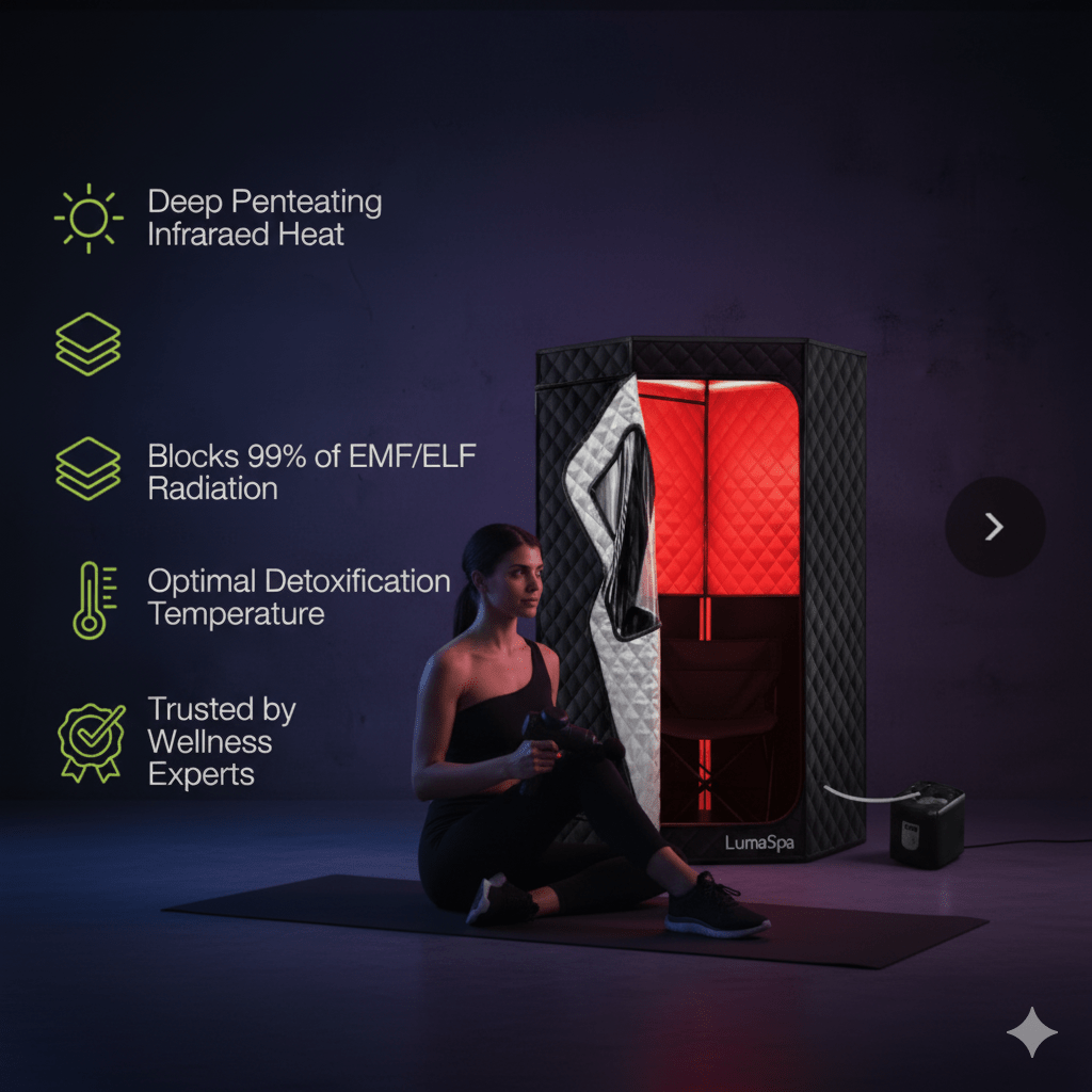 LumaSpa Infrared Sauna Cabin — Modern Wellness, Redefined - LumaSpa